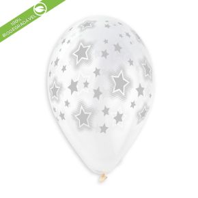 BALÃO DE LÁTEX COSMIC STARS GS120 COM 25 UNIDADES -13''