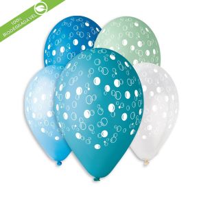 BALÃO DE LÁTEX BUBBLES GS120 COM 25 UNIDADES -13"