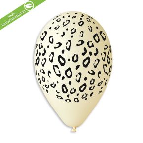 BALÃO DE LÁTEX ANIMAL STRIPS GS120 COM 25 UNIDADES -13''