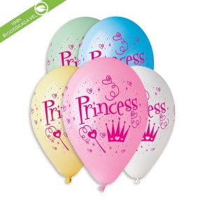 BALÃO DE LÁTEX PRINCESS GS120 COM 25 UNIDADES -13"