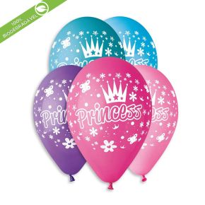 BALÃO DE LÁTEX PRINCESS GS120 COM 25 UNIDADES -13''