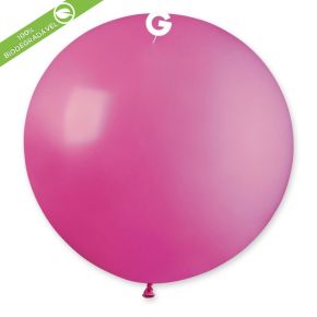 BALÃO DE LÁTEX FUCHSIA#007 G30 COM 5 UNIDADES -31"