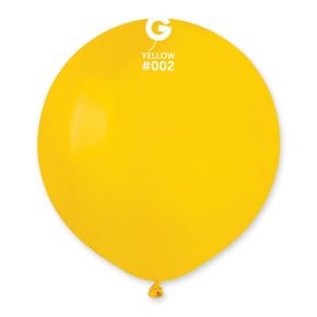 BALÃO DE LÁTEX YELLOW#002  G30 COM 5 UNIDADES -31"