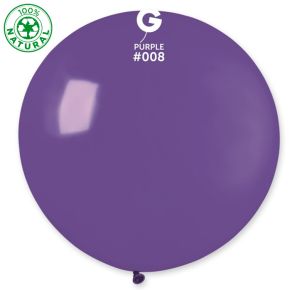 BALÃO DE LÁTEX PURPLE#008 G30 COM 5 UNIDADES -31''