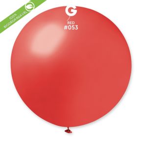 BALÃO DE LÁTEX METÁLICO RED#053 GM30 COM 5 UNIDADES -31"