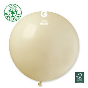 BALÃO DE LÁTEX IVORY#059 G30 COM 5 UNIDADES -31''