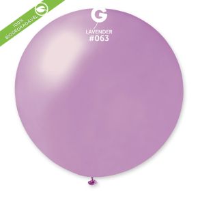 BALÃO DE LÁTEX METÁLICO LILAC#063 GM30 COM 5 UNIDADES -31"