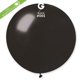 BALÃO DE LÁTEX METÁLICO BLACK#065 GM30 COM 5 UNIDADES -31"