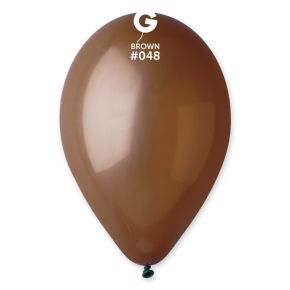 BALÃO DE LÁTEX BROWN#048 G110 COM 50 UNIDADES -12"