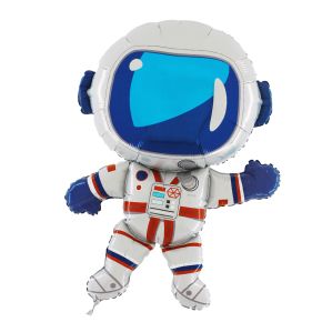 BALÃO METALIZADO ASTRONAUTA SHAPE GRABO