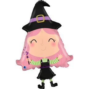 BALÃO METALIZADO LOVABLE WITCH 33" GRABO